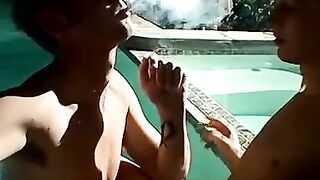 SHANE ALLEN GETS POUND BY AYDEN JAMES  KAYDEN DANIELS IN EPIC POOL PARTY FUCT SHOWDOWN!
