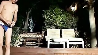 SHANE ALLEN GETS POUND BY AYDEN JAMES  KAYDEN DANIELS IN EPIC POOL PARTY FUCT SHOWDOWN!