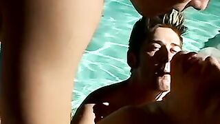 SHANE ALLEN GETS POUND BY AYDEN JAMES  KAYDEN DANIELS IN EPIC POOL PARTY FUCT SHOWDOWN!