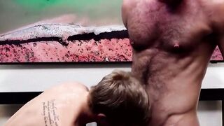 UNLEASH THE BEAST Blonde Twinks JawDropping Orgasm as Brutal Hung Takes Control!