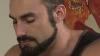 MassagEejaculation  Hairy Hunks BallsToTheWall Blowjob Of A Lifetime!