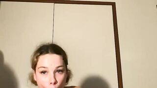 UNBELIEVABLE! Blonde Bombshell Gets MINDBOGGLING Facial After Brutal Doggy Style Rodeo!