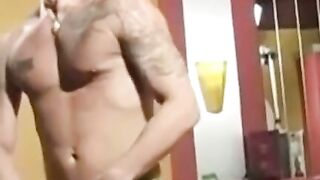 UNLEASH THE BEAST! Mysterious Gay Frank T gets DESTROYED by a MASSIVE ANAL DILDO while JERKING OFF like a BEAST!