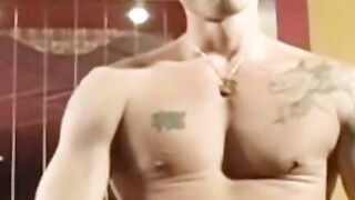 UNLEASH THE BEAST! Mysterious Gay Frank T gets DESTROYED by a MASSIVE ANAL DILDO while JERKING OFF like a BEAST!
