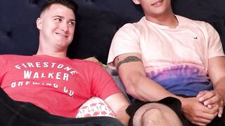 MILITARY MUSCLE HUNGER Josiahs MASSIVE DICK Devours His Buddys ASS
