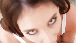 Balls deep POV cock ride with super hot brunette