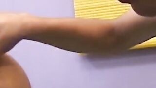 Unreal Skinny Latino Takes His Own Huge Cock Up His Tight Asshole and Barebacks