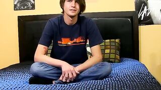 UNBELIEVABLE RELIEF! 20yo Twink Blows His Load in Epic Wank Session