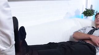 LOGANS DEFIANCE  Hunky Boss Killian Knox UNLEASHES FURY ON Handsome Logan N IN EPIC FOOT WORSHIP ORDEAL!