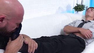 LOGANS DEFIANCE  Hunky Boss Killian Knox UNLEASHES FURY ON Handsome Logan N IN EPIC FOOT WORSHIP ORDEAL!