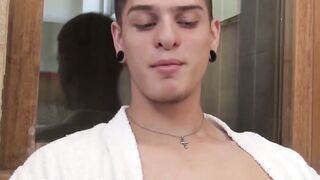 UNLEASH THE BEAST Tattooed Jocks POV Spa Sesssion  Mammoth Cock Takes Mature Milf Doggystyle!