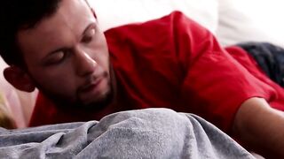 Sexually frustrated Mikey Junior bangs with Gunner