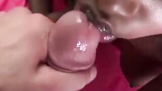 UNLEASH THE WILD ONE Petite Ebony Temptress Teases  Tames Her White Lover!