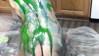 GAGGING ON GLAZE! Unleash the Greasy Inferno with Tabithas Wild Goo Session!
