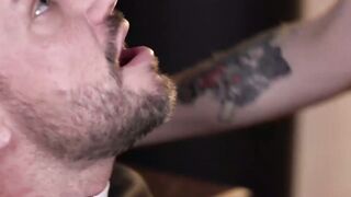 BLESSED WITH A PRIESTS POSSESION Inked Twink Surrenders to Devilish Rituals of Kinky Clergy