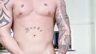 BULGING DREAMS Inked Beefcake Unleashes Fiera Fury in DEBAUCHED Sol longtime Special!!!