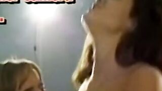 XXX AllAccess Witness 2 Smoking Hot Slim Dolls unkiss each other wet  get Naisty, B4 HOT Dude Joins In  RUINS Them W His GIANT COCK!!