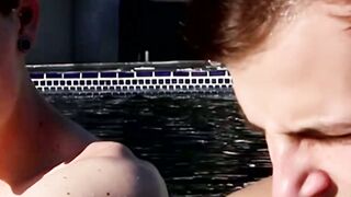 BLASTER ALERT! 18 yr Old Stud Lures Ftit Friend into WETTEST Orgy Ever!