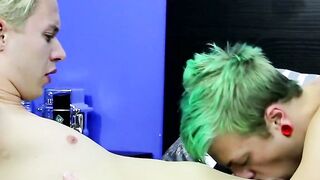 GREEN HAIR, HARDER PLEASURE! Teenagers Mo start Gets Pounded OUT of Shame!