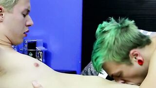 GREEN HAIR, HARDER PLEASURE! Teenagers Mo start Gets Pounded OUT of Shame!