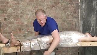 OVERWHELMING DEBAUCHERY  Horny Justin gets his ENORMOUS Cock DOMINATED by the MEANEST Master!