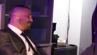 BONED BY THE BOSS Marcus McNeill Gets RODE HARD by CEO Mateo Tomas in Wild Christmas Party Extravaganza!