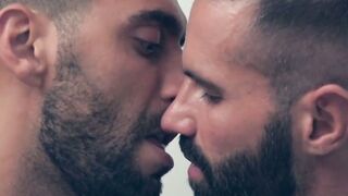 MEGA BLOWOUT! 2 Hunky Bosses Sexually Destroy Their Newbie As he Begs for Mercy!