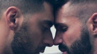 MEGA BLOWOUT! 2 Hunky Bosses Sexually Destroy Their Newbie As he Begs for Mercy!