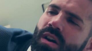 MEGA BLOWOUT! 2 Hunky Bosses Sexually Destroy Their Newbie As he Begs for Mercy!