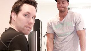 BRAWNY BRAD UNLEASHES FURY Witness the Majestic Masturbation of the Century!