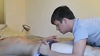 MIKE ROBERTS UNLEASHED WATCH AS B buff STU Mike LIGHTS UP AND GETS FKED BY THE YOUNG, FEW, AND BEAUTIFUL AYDEN JAMES!
