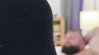 BEAST MODE ACTIVATED! Bulky Girth Unleashes His Monster Cock and Tiny Pink Toes in Insane Relaxation Session!