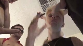Wetter Than a Swimming Pool Party Frat Brothers Drench Newbie in Epic Cock Frenzy!