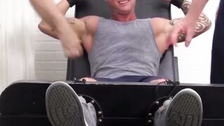 PUNISHED TO PERFECTION Jason James Squirms Under Devs Mighty Feet and Tongue!