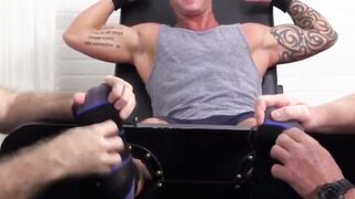 PUNISHED TO PERFECTION Jason James Squirms Under Devs Mighty Feet and Tongue!