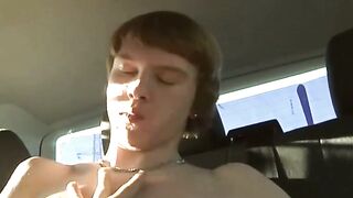 TEEN TROUBLE Barely Legal Boy Busted with a BEAST of a Boner in the Backseat