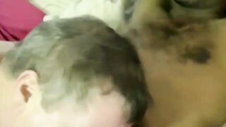 STEPDADDYS DIRTY LITTLE SECRET Straight Black God Gets Devoured by Dirty Old Man!