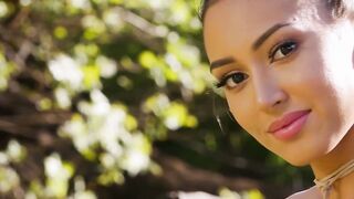 UNLEASH THE FURY Double Threat Petite, Asian Bombshell Unleashes Naked Wickedness on Innocent Landscapes!