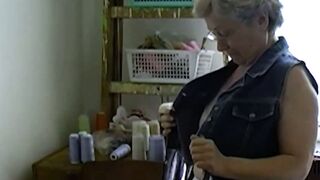 BLISTERING REALITY FURIOUS GRANNY UNLEASHES FLOODGATES OF DEEP FINGERING AND TOY TORTURE