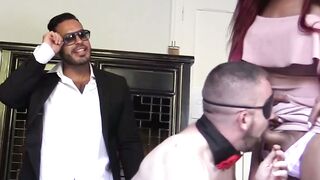 MONSTOUS ANAL FUCKFEST Jordi Slutxs Giant Ass Gobbles Dicks as Munky Viktor Rom and Shemale Zalome Get DOWN in Raunchy 3Way DEBAUCHERY!
