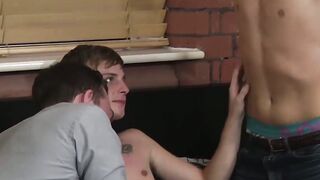 ANAL DESTRUCTION OVERLOAD Luke Vogel Gets Destroyed by Two Hung Gods, Casper Ellis and Cameron James!