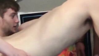 FREELOADING Frenzy 6Steamy Strangers Pump Ragin Twink Till He Cant Handle the Load!