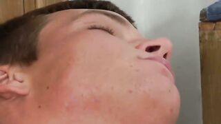 EPIC DESTRUCTION OF A PROMISING CAREER Hung Jock Gets DISINTEGRATED BY A SALIVARY OVERLOAD AND THEN BAREBACKED INTO SUBMISSION