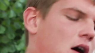 EPIC DESTRUCTION OF A PROMISING CAREER Hung Jock Gets DISINTEGRATED BY A SALIVARY OVERLOAD AND THEN BAREBACKED INTO SUBMISSION