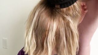 UNBELIEVABLE! Secret Home Video Exposed Blonde Bombshell Gets Laid by hung Stud!