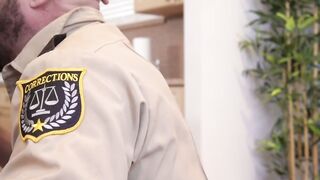 Bald Boss Gets Brutal Barebacking from Latino pkg Security Guard