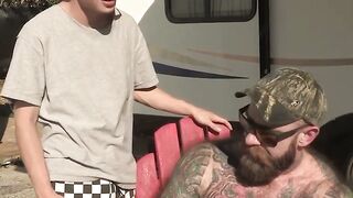FatherSon Frenzy Stepdads Juicy Revenge