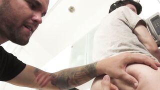 UNBELIEVABLE TWICE IN 1 DAY  Stepdad BREEDS Naive TWINK in KITCHEN OFFENSE