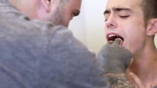 STEPSONS ASSERVATION OF THE DECADE DADDYS MASSIVE TOOL TURNS HIM INTO A HOLDING CELL