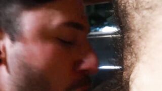 KINKY STEPPSON SCOTT DEMARCO SWALLOW CENTIMETERS OF THICK, PULSATING JOCK IN EPIC DEEP THROAT SESSION